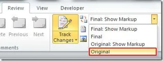 Änderungen im Word 2010-Dokument nachverfolgen