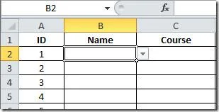 Excel 2010: Datenüberprüfungsliste