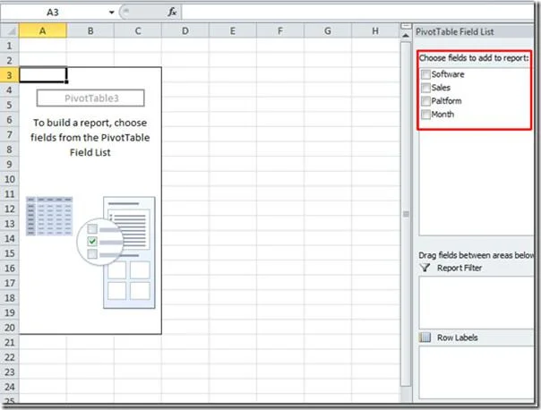 Excel 2010: Pivot-Tabelle und Diagramm erstellen