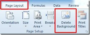 Hintergrundbild in Excel 2010 einfügen