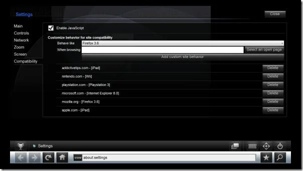 Kylo: Navegador web para televisores HD de gran tamaño