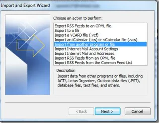 So importieren Sie Kontakte aus einer Excel-Datei in Outlook 2010