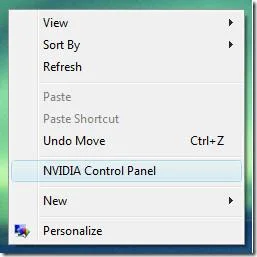 從桌面右鍵點選上下文選單停用 NVIDIA 控制面板 從桌面右鍵點選上下文選單停用 NVIDIA 控制面板