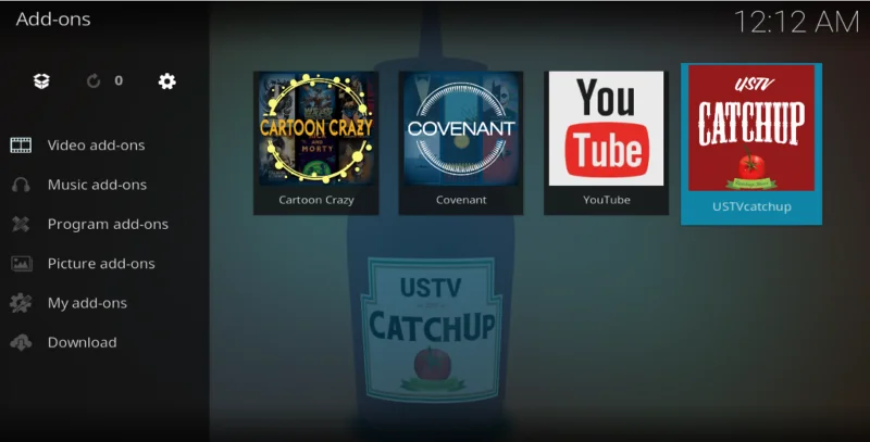 Смотрите американские телешоу с помощью дополнения USTVcatchup для Kodi