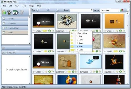 Mi índice de fotos: organizador de fotos de código abierto para Windows