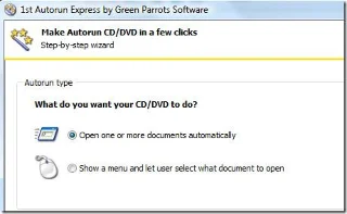 Crear y agregar archivos de ejecución automática a CD/DVD automáticamente en Windows