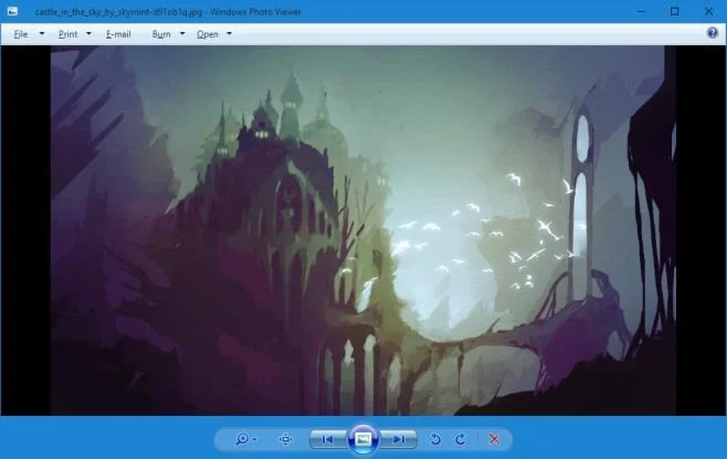 如何在 Windows 照片檢視器中變更背景顏色