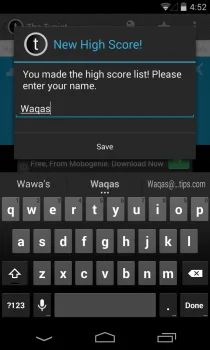 Typist ti consente di scoprire quanto velocemente scrivi sul tuo Android