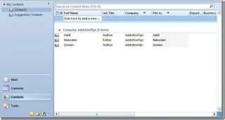 Ein Benutzerhandbuch zu den Adressbuchkontakten von Outlook 2010