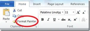 Office Word 2010 Format/Formatierung