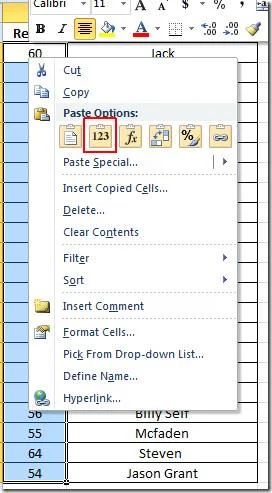 Automatisches Ausfüllen in Excel 2010 und Word 2010 (RAND-Funktion)