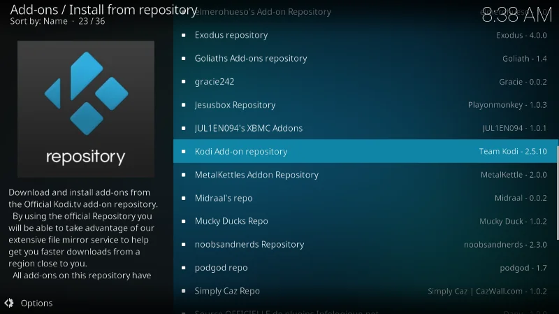 Pluto.tv-Add-on für Kodi: Installation und geführte Tour