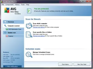 下載 AVG 9 防毒免費版