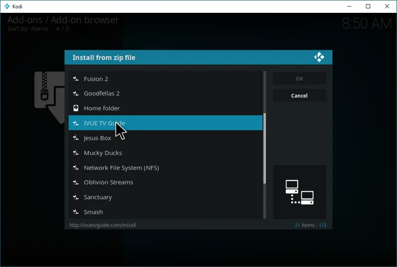 Guia de TV IVUE 2 Kodi Add-on: Instalação e Análise