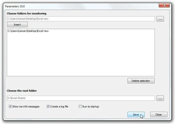 Copia de seguridad en tiempo real de los cambios en archivos de varias carpetas [Duplicación]