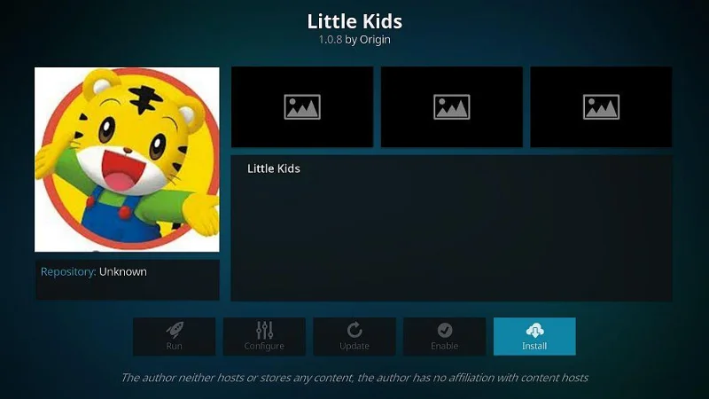 Little Kids Add-on für Kodi: So installieren Sie Little Kids und schauen Zeichentrickfilme